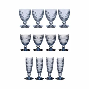 Villeroy & Boch Boston Coloured Wein- & Sektgläser 12er Set Smoke 17