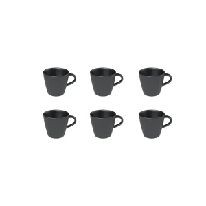 Villeroy & Boch Manufacture Rock Espressotasse Mit Untertasse Schwarz 17