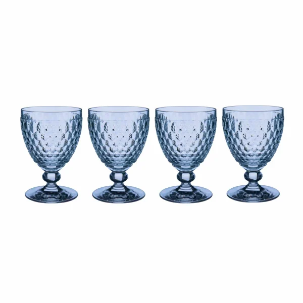 Villeroy & Boch Boston Coloured Rotweinglas 310 Ml Blau 4er Set 1