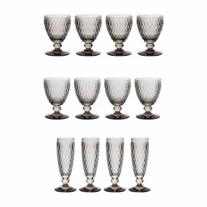 Villeroy & Boch Boston Coloured Wein- & Sektgläser 12er Set Smoke 11