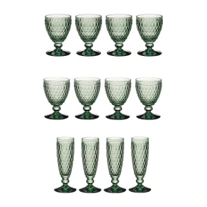 Villeroy & Boch Boston Coloured Weißwein- & Sektgläser Set 12er Set Rot 11