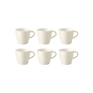 Villeroy & Boch Manufacture Rock Espressotasse Weiß 60 Ml 6er Set 15