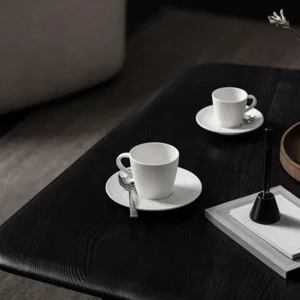 Villeroy & Boch Manufacture Rock Kaffeetasse Mit Untertasse Weiß 21