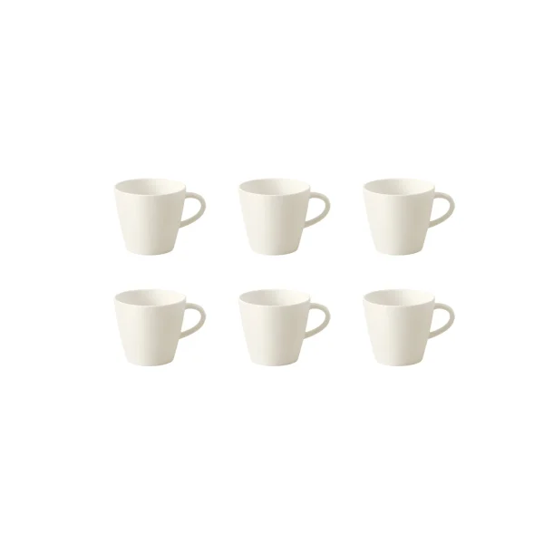 Villeroy & Boch Manufacture Rock Espressotasse Weiß 60 Ml 6er Set 1