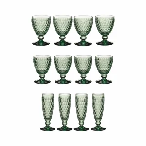 Villeroy & Boch Boston Coloured Wein- & Sektgläser 12er Set Blau 15