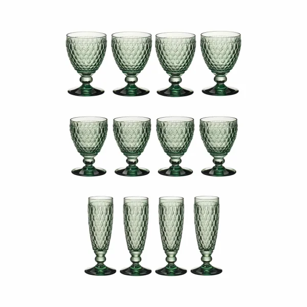 Villeroy & Boch Boston Coloured Wein- & Sektgläser 12er Set Blau 5