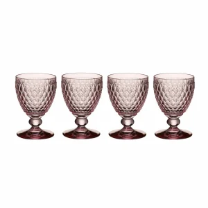 Villeroy & Boch Boston Coloured Wein- & Sektgläser 12er Set Rosa 13