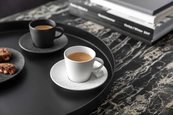 Villeroy & Boch Manufacture Rock Espressotasse Mit Untertasse Schwarz 8