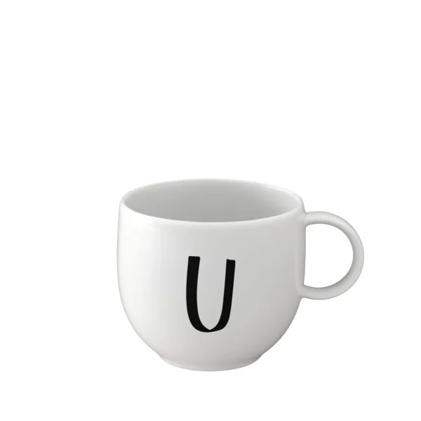 Becher U Letters In Weiß 1