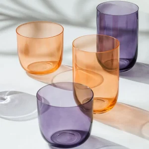 Wasserglas, Set 2tlg Like Apricot In Orange 9