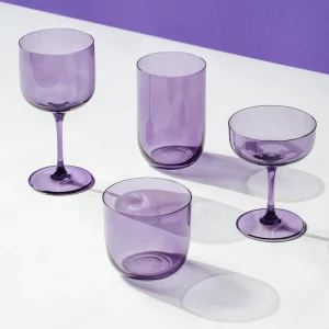 Wasserglas, Set 2tlg Like Lavender In Lila 9