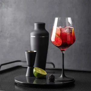 Villeroy & Boch 12er Set Wein- Und Sektgläser Manufacture Rock In Schwarz-transparent 20