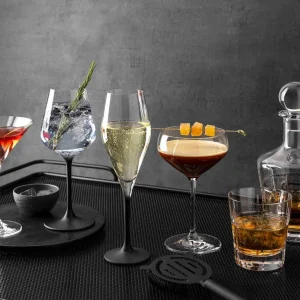 Villeroy & Boch 12er Set Wein- Und Sektgläser Manufacture Rock In Schwarz-transparent 28