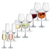 Villeroy & Boch 12er Set Wein- Und Sektgläserset Rose Garden In Transparent 17