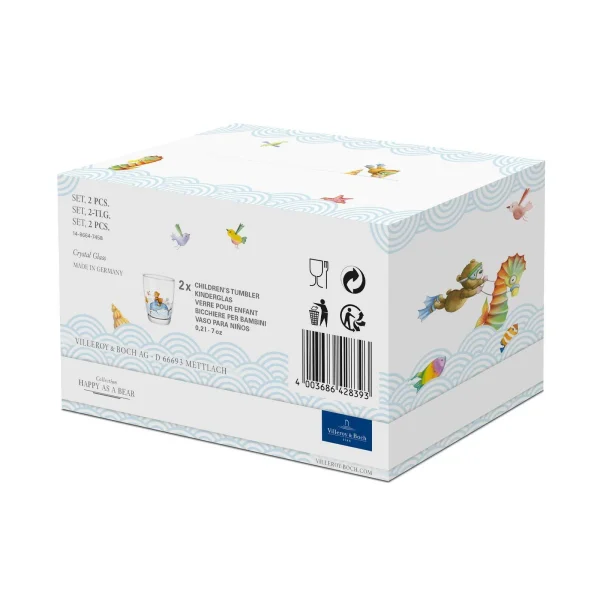 Villeroy & Boch 2er Set Kindergläser Happy As A Bear 150 Ml In Transparent 6