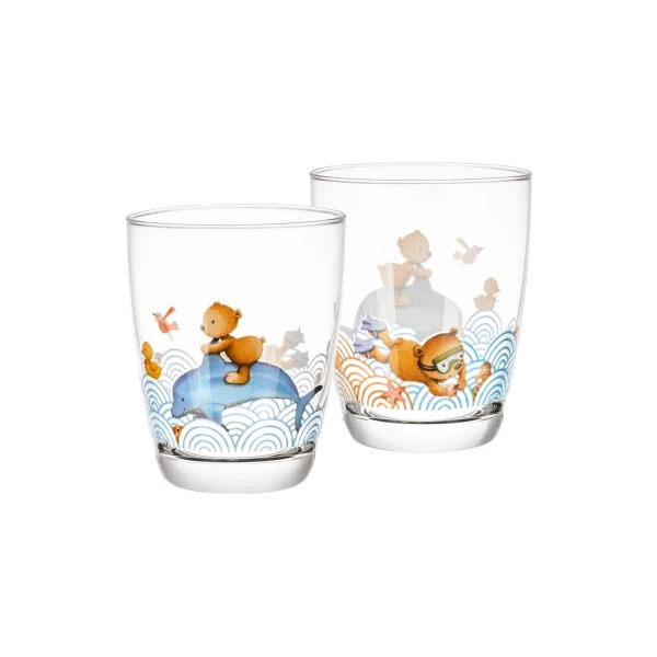 Villeroy & Boch 2er Set Kindergläser Happy As A Bear 150 Ml In Transparent 1