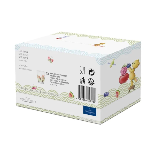 Villeroy & Boch 2er Set Kindergläser Hungry As A Bear 150 Ml In Transparent 6