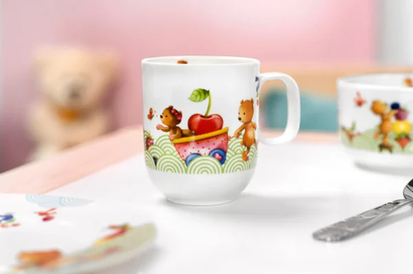 Villeroy & Boch 2er Set Kindertassen HUNGRY/HAPPY AS A BEAR 250 Ml In Bunt 5