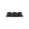 Villeroy & Boch 4er Set Dipschale Manufacture Rock In Schwarz 8