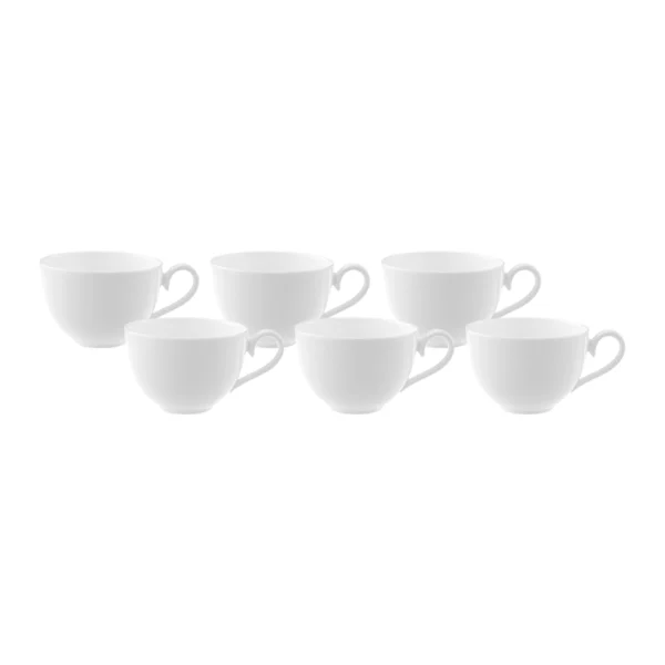 Villeroy & Boch 6er Set Kaffee- Obertasse Royal 200 Ml In Weiß 1