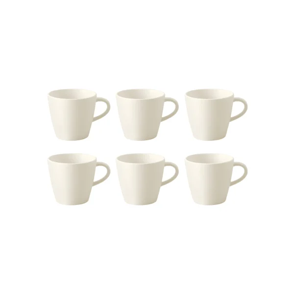 Villeroy & Boch 6er Set Kaffeetasse Manufacture Rock 150 Ml In Weiß 1