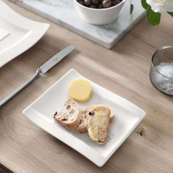 Villeroy & Boch Brotteller – Neu NewWave In Weiß 3