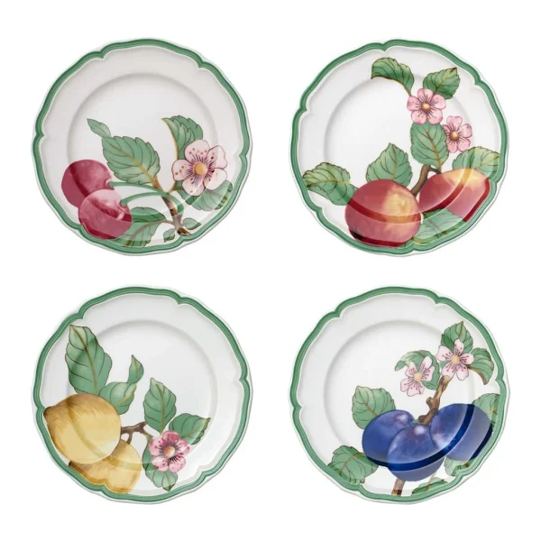 Villeroy & Boch Frühstücksteller Set4tlg. French Garden Modern Fruits In Bunt 1