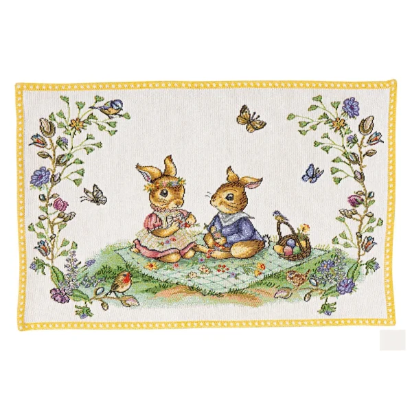 Villeroy & Boch Gobelin Platzset Picknick Spring Fantasy In Grün|weiß 1