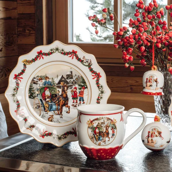 Villeroy & Boch Jahresteller 2022 Annual Christmas Edition In Bunt 3