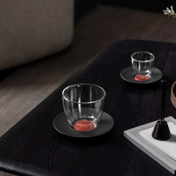 Villeroy & Boch Kaffeeuntertasse Manufacture Rock Glow In Schwarz 3