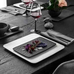 Villeroy & Boch Multifunktionsteller Rechteckig Manufacture Rock In Schwarz 6