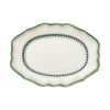 Villeroy & Boch Platte Oval French Garden Green Line In Grün 13