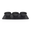 Villeroy & Boch Set Dipschälchen 4tlg. Manufacture Rock In Schwarz 10