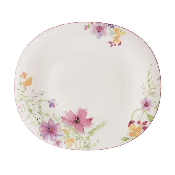 Villeroy & Boch Speiseteller Oval Flach Mariefleur Basic In Bunt 1