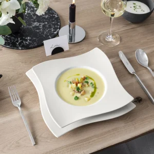 Villeroy & Boch Suppenteller NewWave In Weiß 7