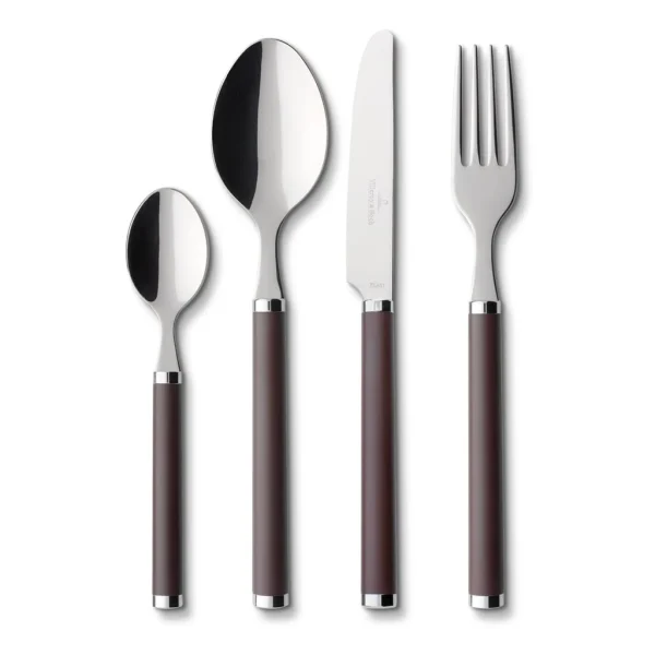 Villeroy & Boch Tafelbesteck 24tlg. Play! Chocolate Brown In Braun 1