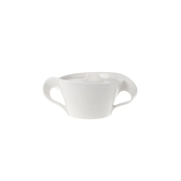 Villeroy & Boch Zuckerdose 6 Pers. NewWave In Weiß 1